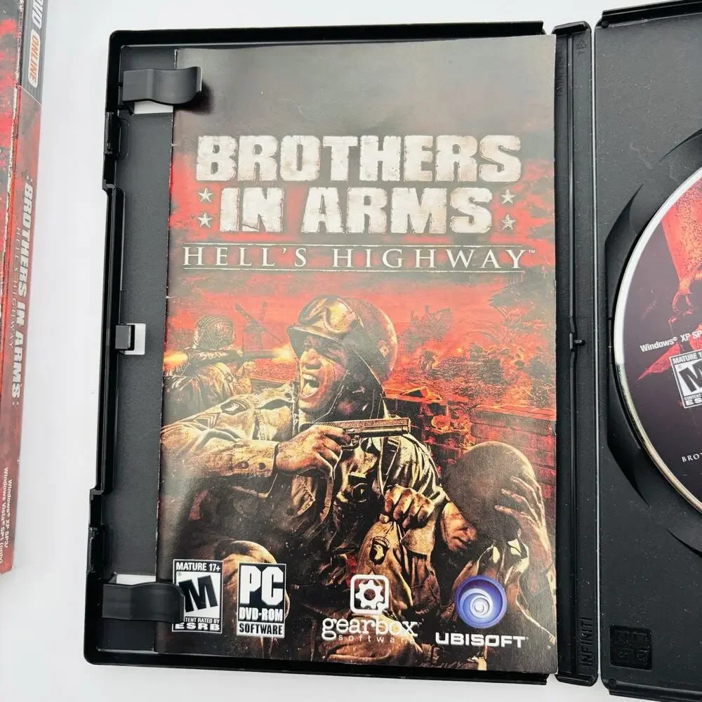 Brothers in Arms: Hell's Highway - PC - Complete w/ Case & Manual VG Condition